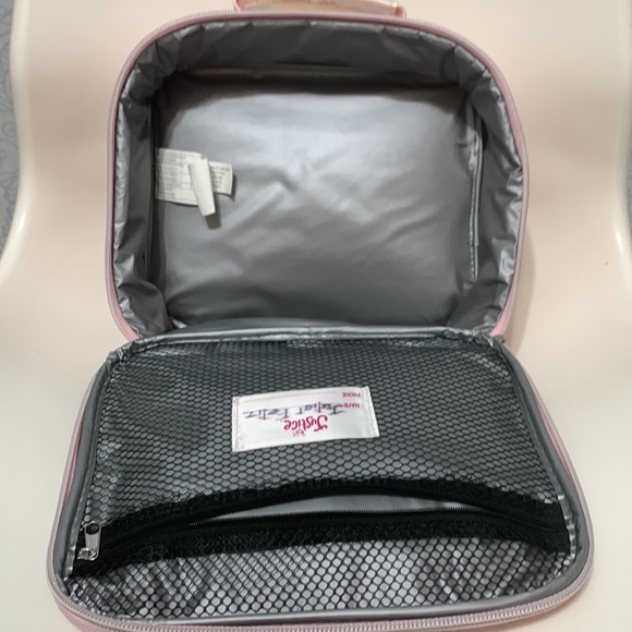 Justice Backpack & Lunchbox Lunch Bag Pink Aqua Girl - Picture 15 of 17